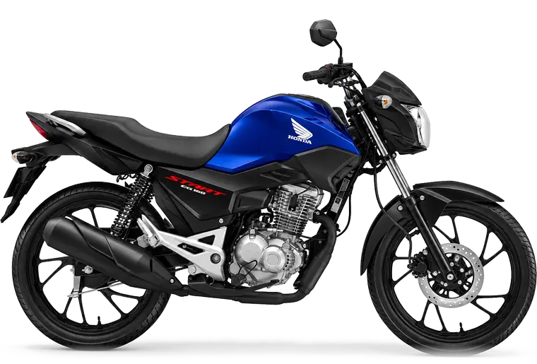 Honda CG 160 Start 2026 na cor azul perolizado